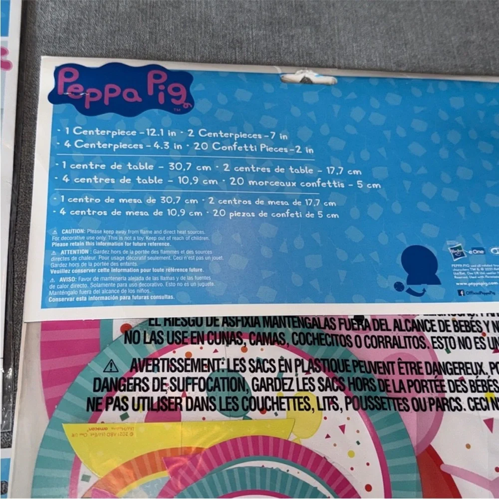 Peppa Pig Birthday Party Decorations